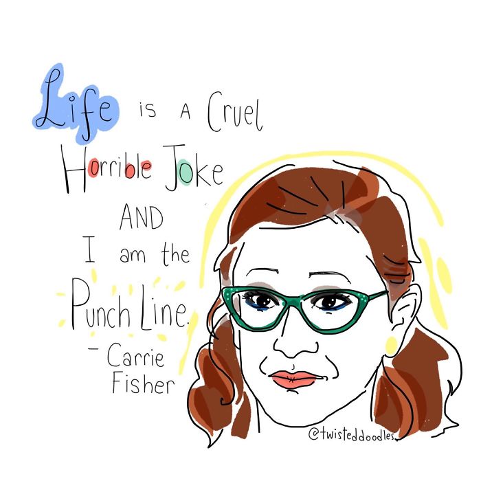 "life Is A Cruel Horrible Joke And I Am The Punchline"