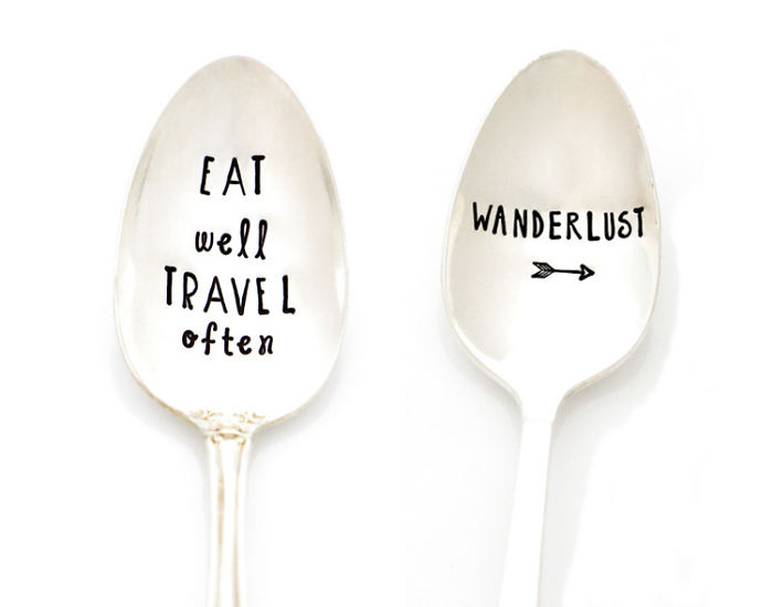 Stamped Spoon For Coffee, Tea, And Adventures
