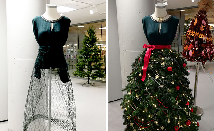 We Gave An Old Christmas Tree A New And Fashionable Life