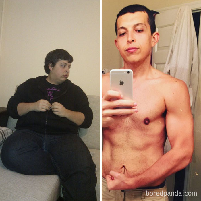 Starting Weight: 358lbs Current Weight: 190lbs