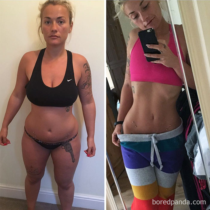 It Took Me 12 Weeks To Get From The First To The Second Photo