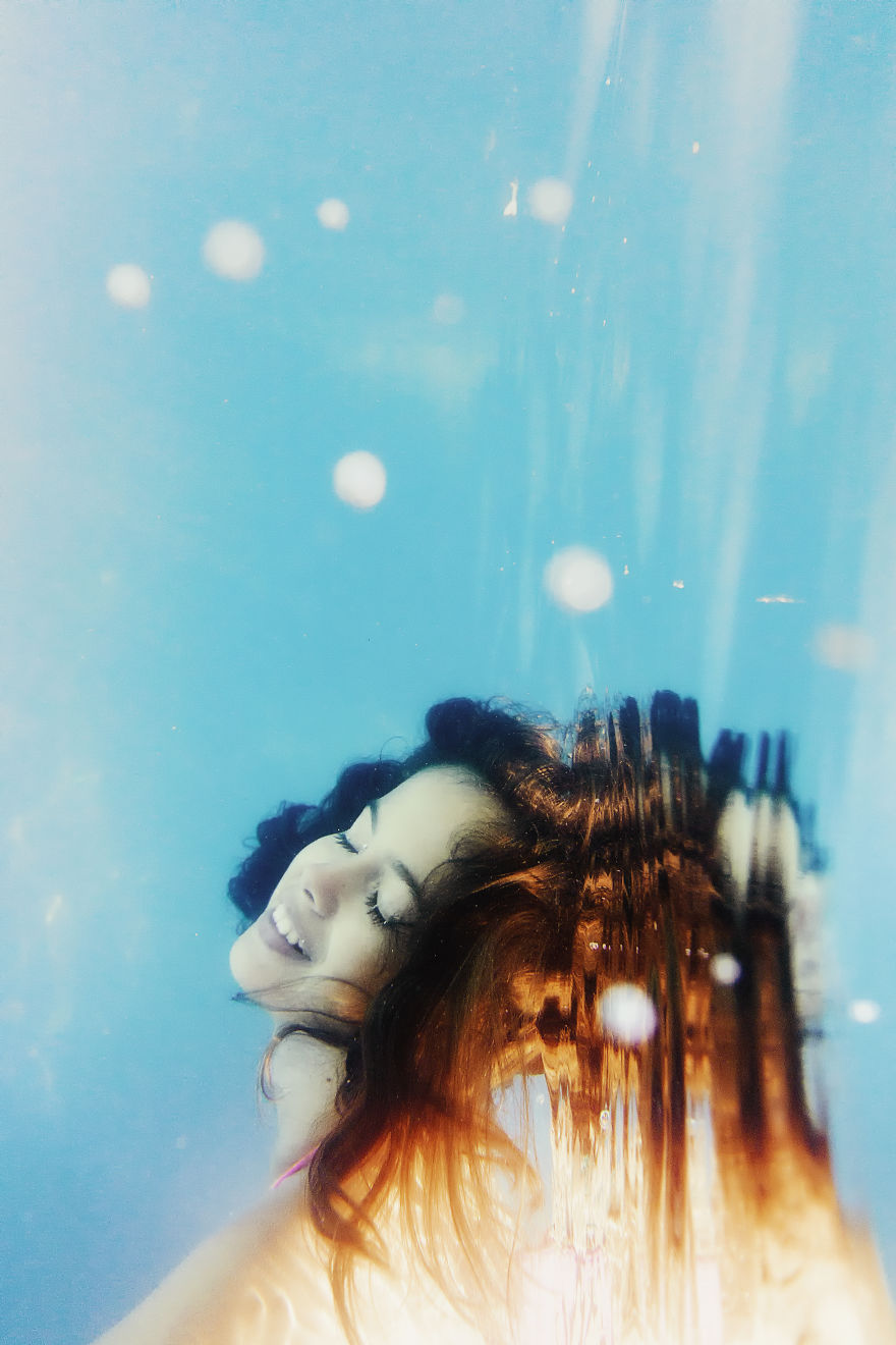 Underwater Love - Photography Series Of My Daughters Underwater