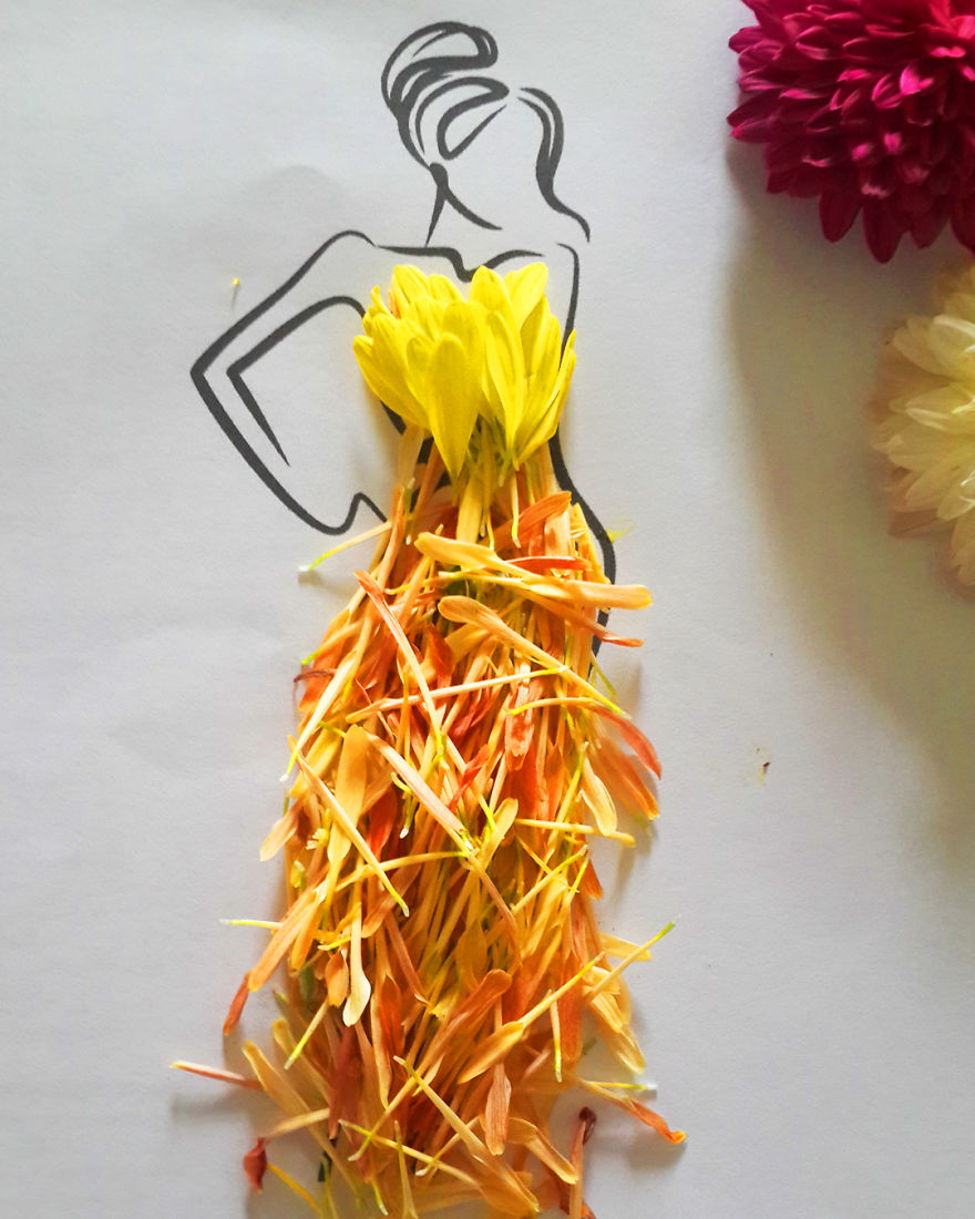 I Create Stunning Couture Gowns And Dresses With Flowers