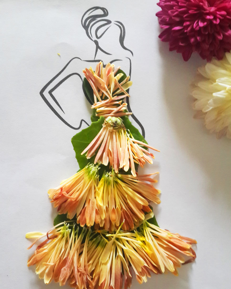 I Create Stunning Couture Gowns And Dresses With Flowers