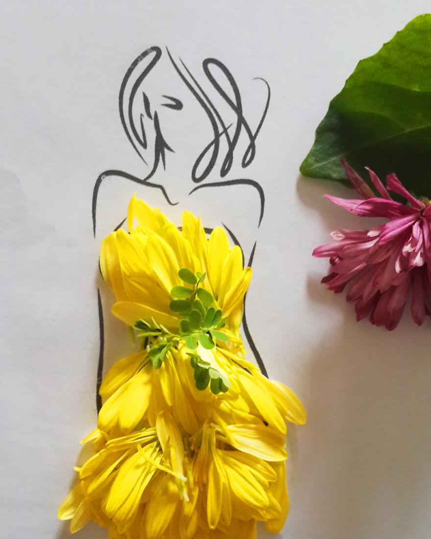 I Create Stunning Couture Gowns And Dresses With Flowers