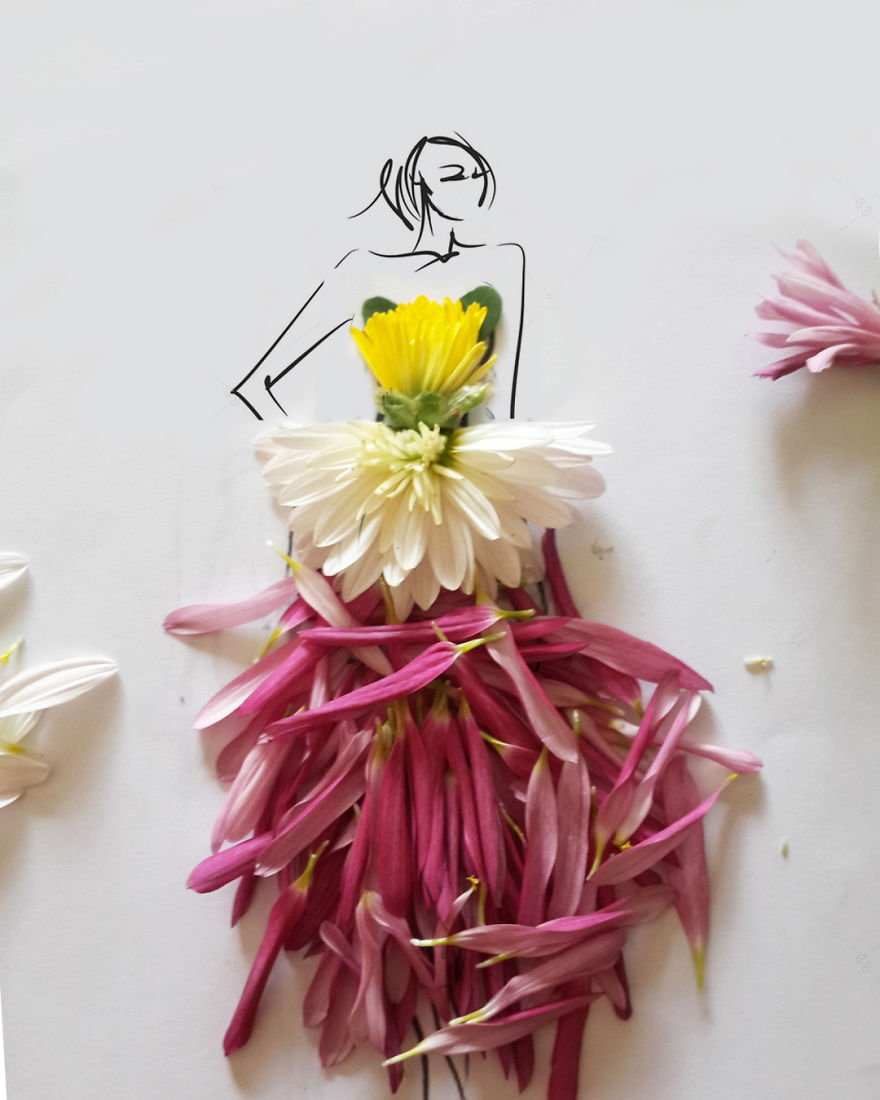 I Create Stunning Couture Gowns And Dresses With Flowers