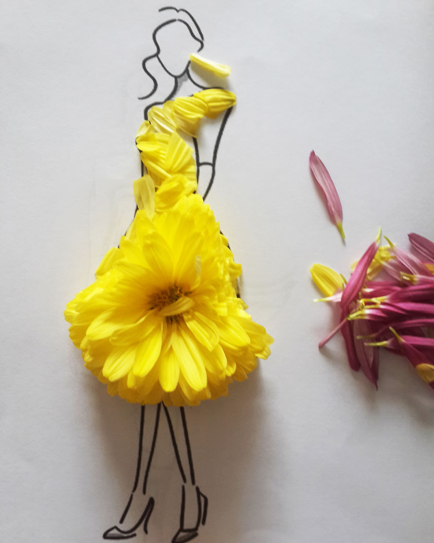 I Create Stunning Couture Gowns And Dresses With Flowers