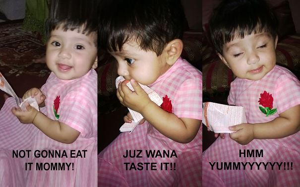 She Decides It On Her Own...