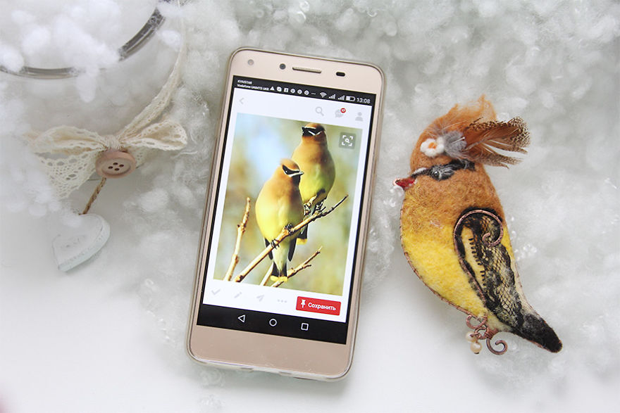 My Felt Bird Brooches Made Like A Photo