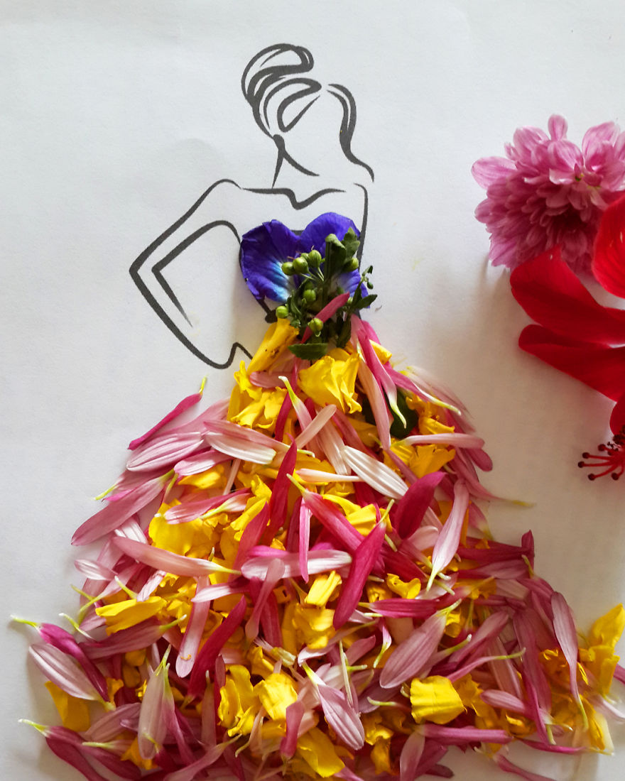 I Create Stunning Couture Gowns And Dresses With Flowers