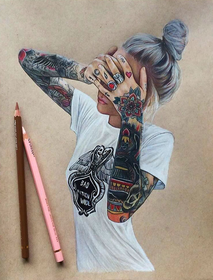 Beautiful Color Pencil Drawings By Jenifer De Boer