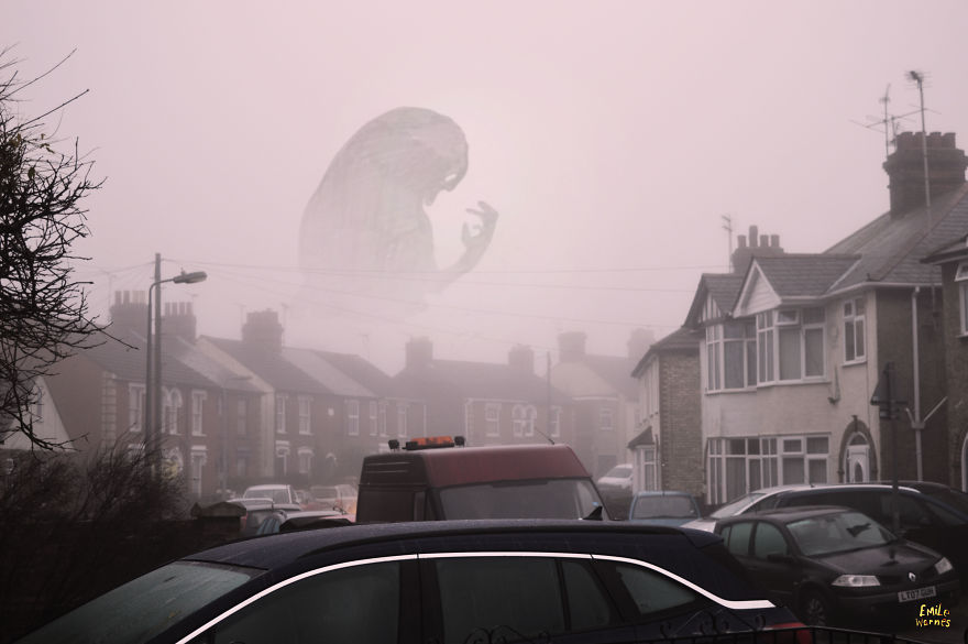 I Merge Photography And Illustration To Capture The Experience Of Living With Demons That Haunt I Merge Photography And Illustration To Capture The Experience Of Living With Demons That Haunt