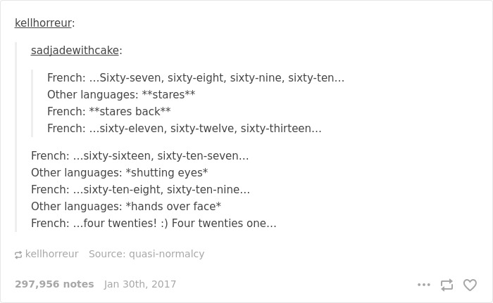 Funny French Language