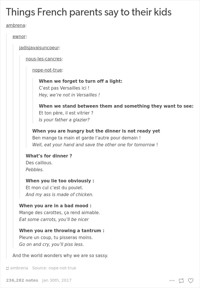 Funny French Expressions