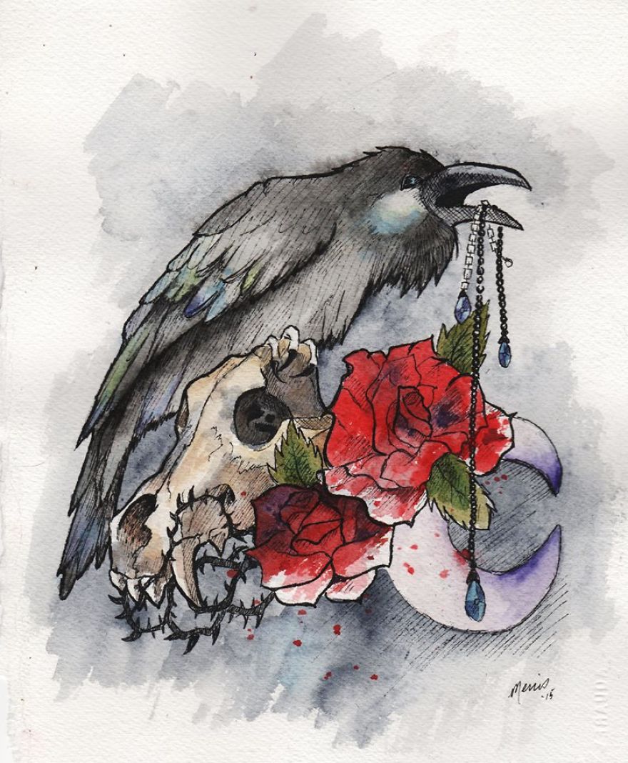 I Am A Transgender Artist Who Paints In Watercolor And Ink