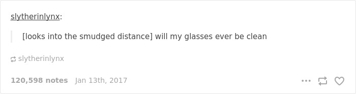 Glasses Problems