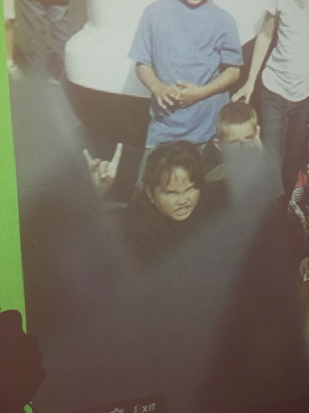 Went To A School Presentation And There She Was On The Screen...