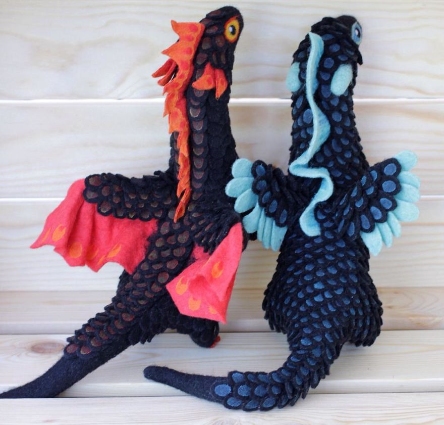 Felted-dragons-alena-bobrova