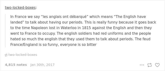 The English Have Landed