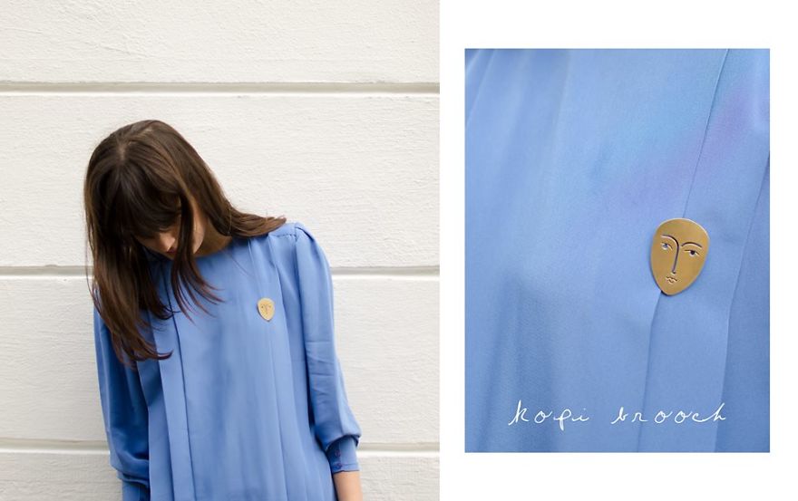 Polish Artist And Her Amazing Face-Like And Hands-Like Jewellery