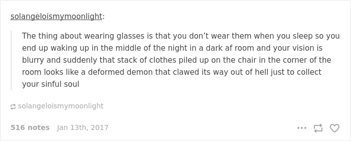 Glasses Problems