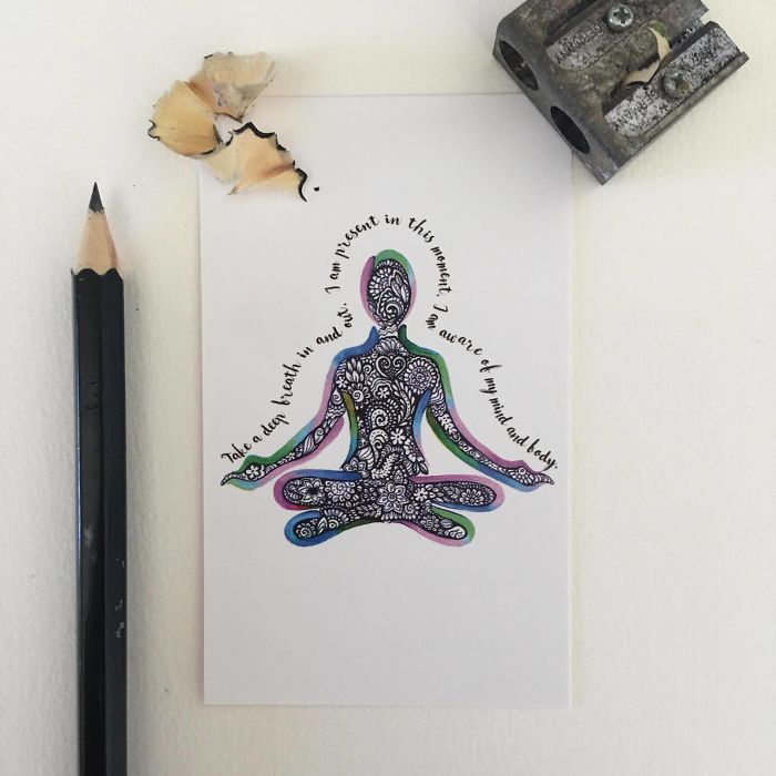 Take A Deep Breath In And Out. I Am Present In This Moment. I Am Aware Of My Mind And Body