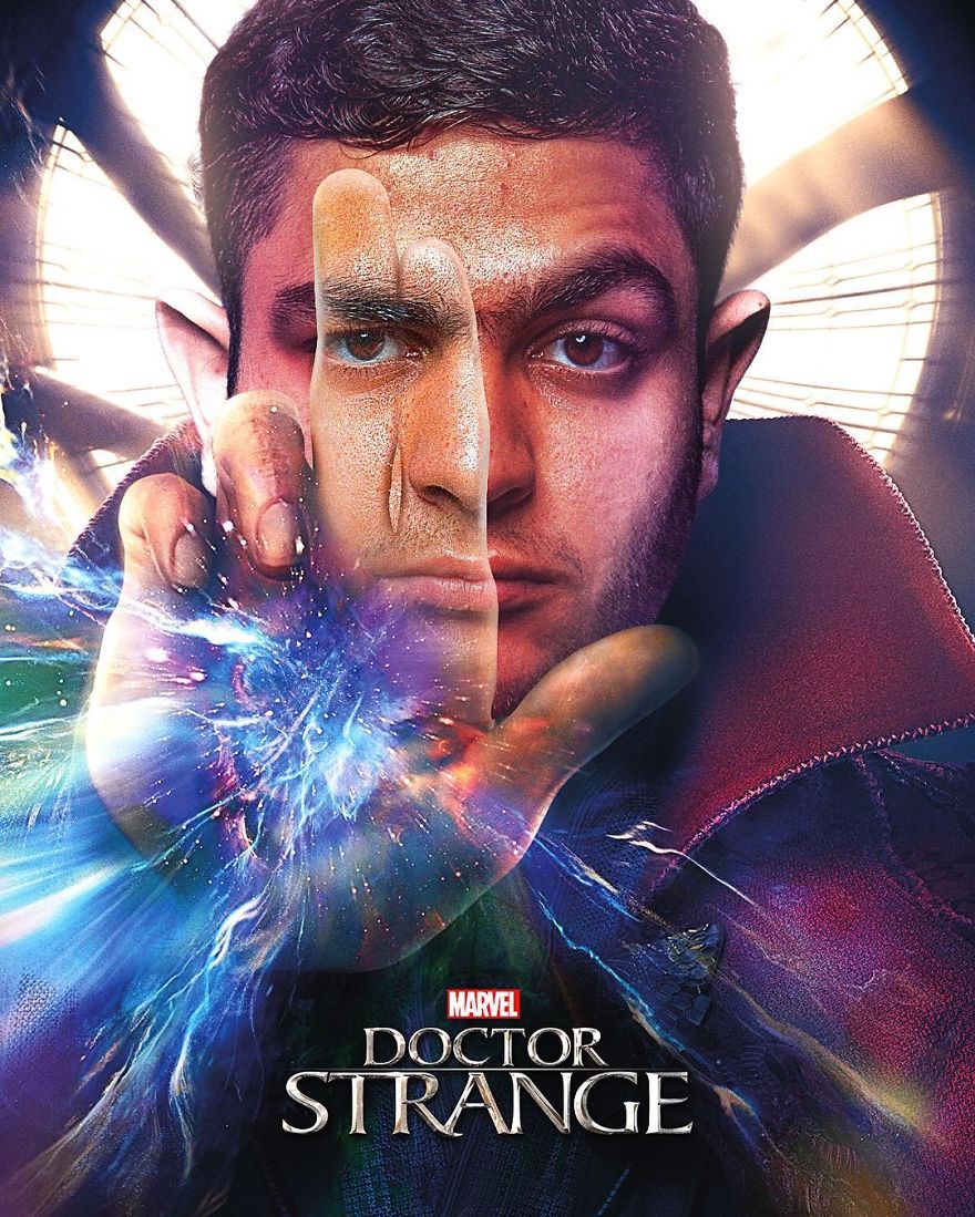 I Made Posters Of Popular Films Using My Face