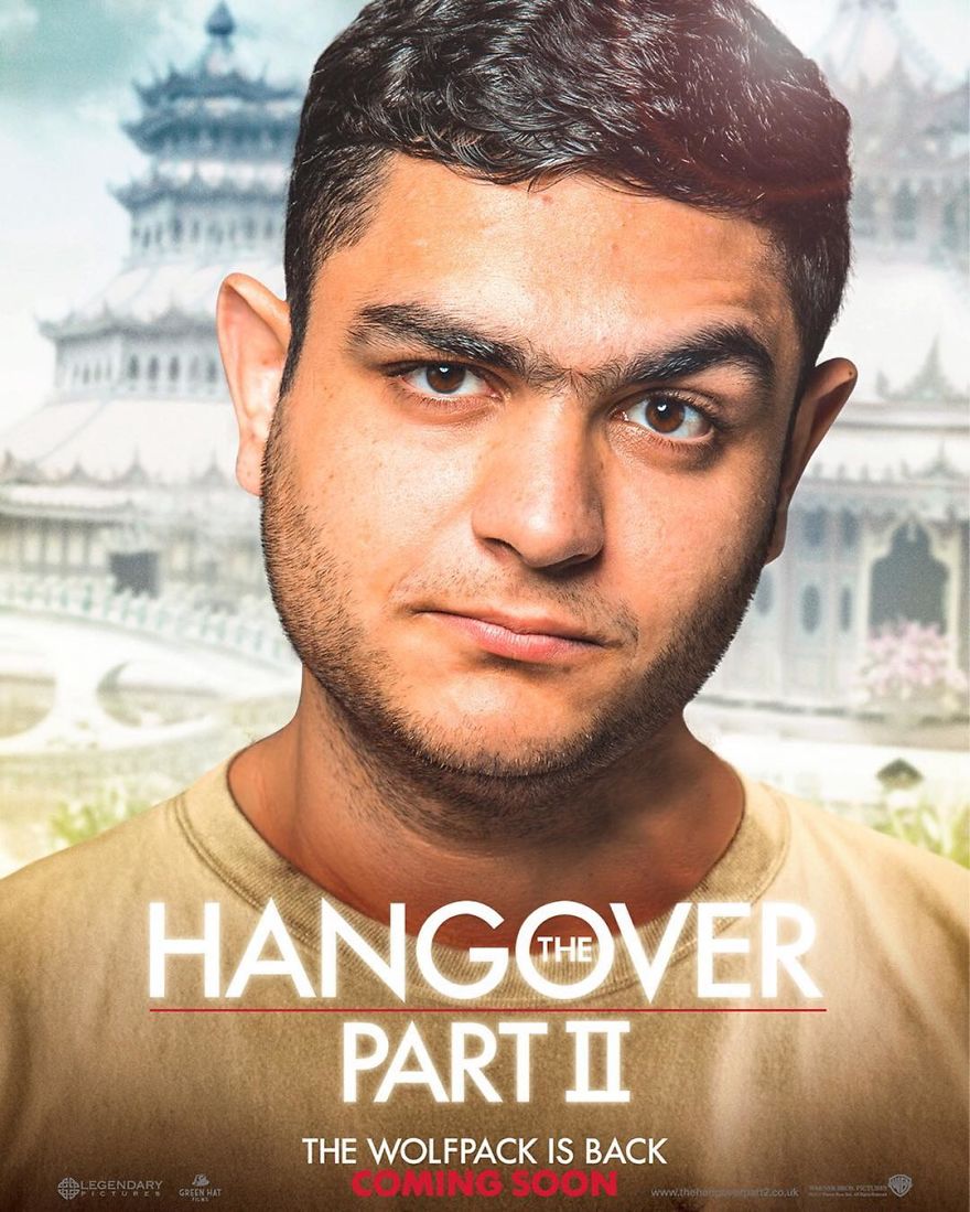 I Made Posters Of Popular Films Using My Face