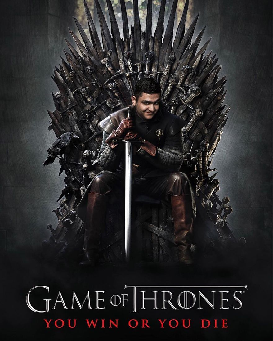 I Made Posters Of Popular Films Using My Face