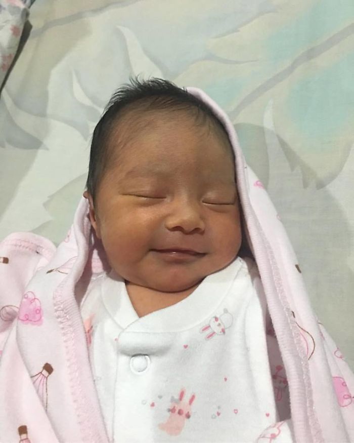 My Sweet Grand Daughter Smiling Like An Angle