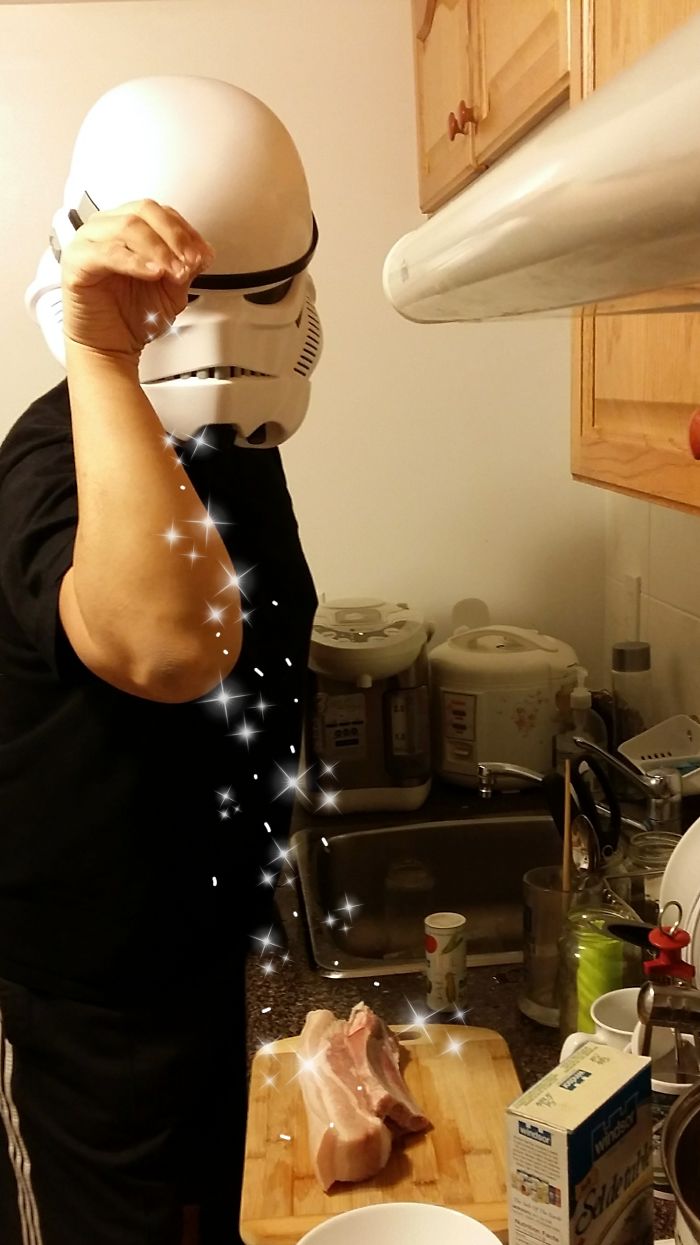 Salt Bae.. Stormtrooper Style..