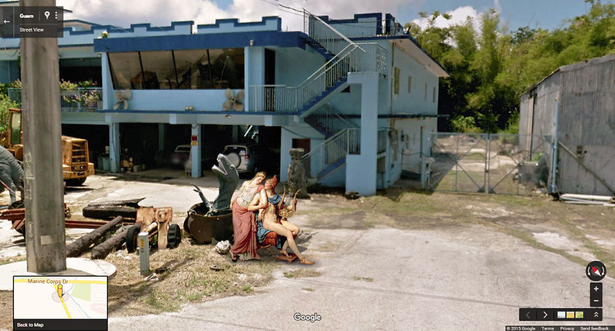 I Found Classic Paintings On The Streets With Google Street View