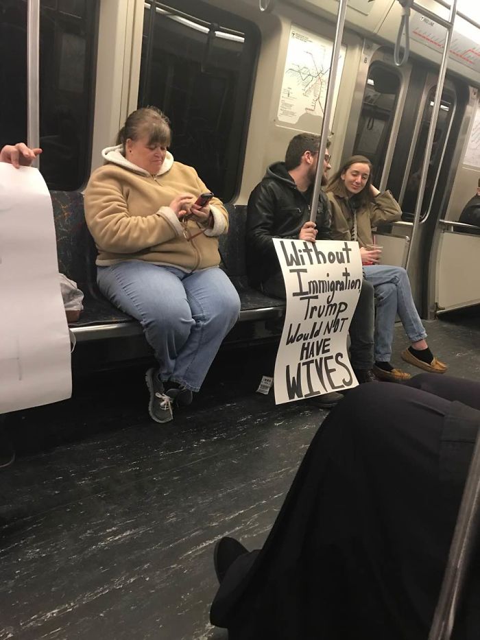 20+ Of The Best Signs From Muslim Ban Protests