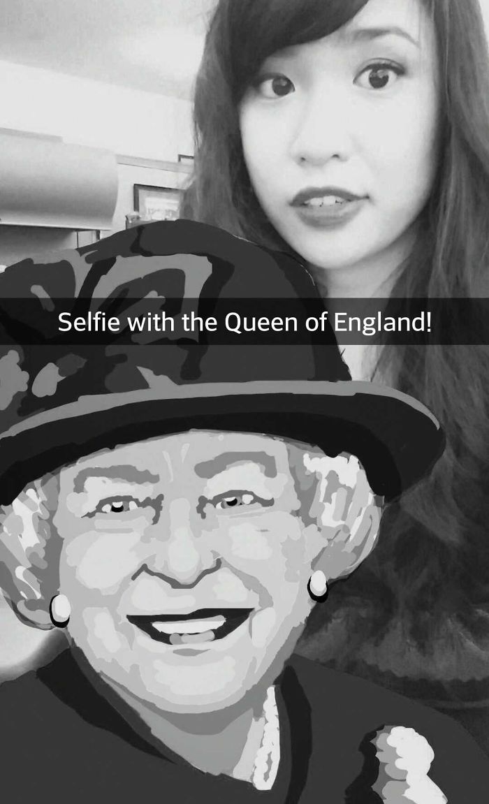 I Take Selfies With Celebrities Using Snapchat Drawing Tools
