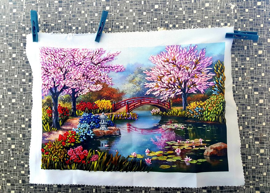 I 'Paint' Using Needle And Thread