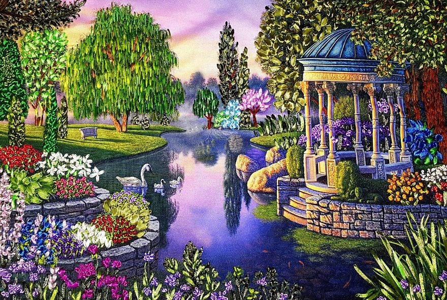 I 'Paint' Using Needle And Thread