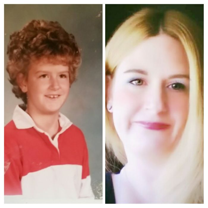 This Picture Haunted Me! My Mom Got Me A Premium Bc I Had Thick, Unruly Hair And Thought It'd Be Easy To Take Care Of. My Self Image Is Better Today But That Curly Haired, Buck Toothed Girl Is Still A Part Of Me.