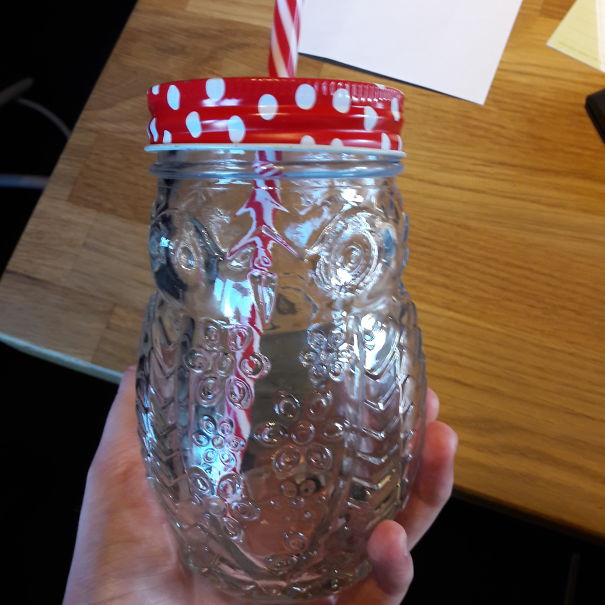 The Lid Doesn't Fit Properly And The Dots Suddenly Felt Like They Had To Form A Bridge Of Some Kind