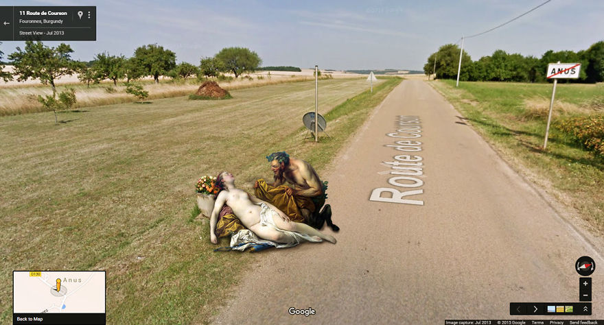 I Found Classic Paintings On The Streets With Google Street View