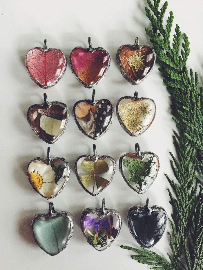 Jewelry With Real Flowers That I Create Inspired By Nature Jewelry With Real Flowers That I Create Inspired By Nature