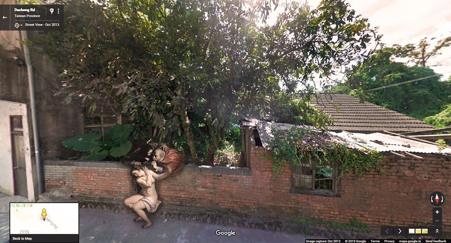 I Found Classic Paintings On The Streets With Google Street View