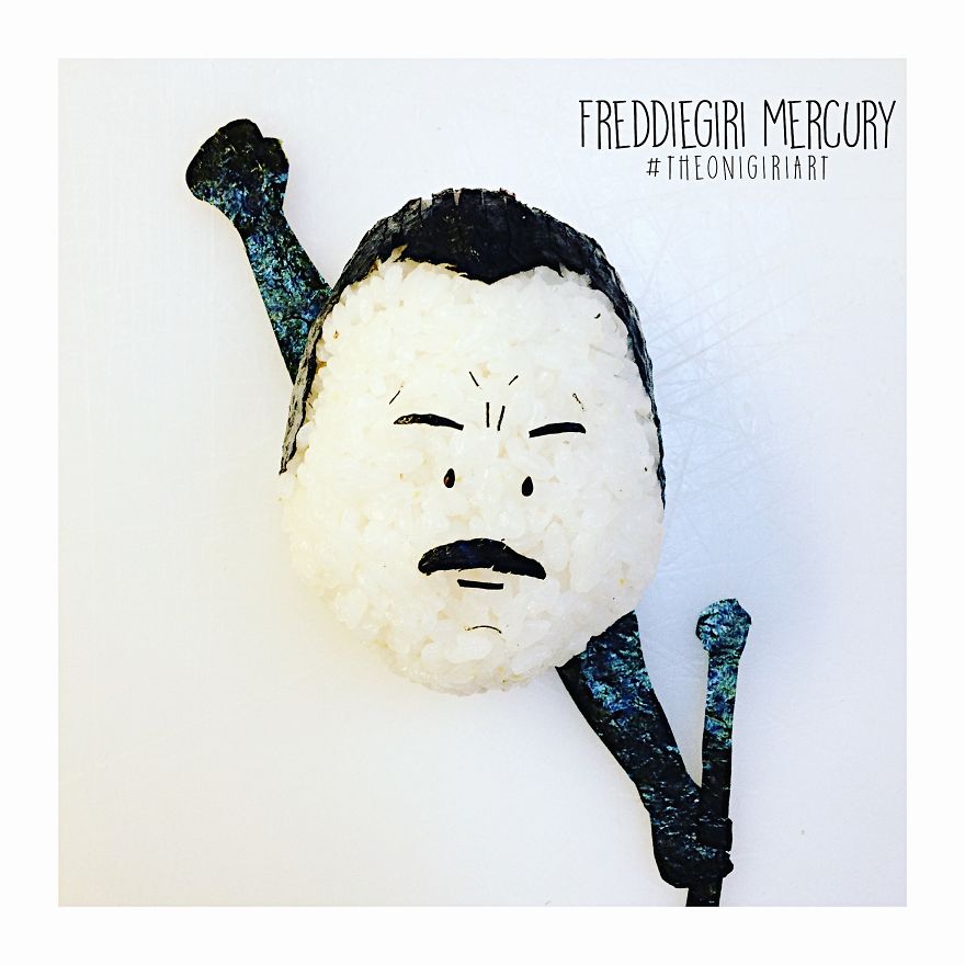 Sushi Chef From Milan, Italy Creates #theonigiriart