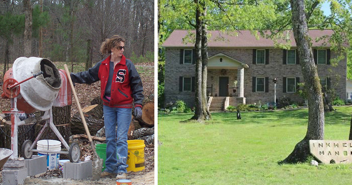 Mother Of Four Builds House All By Herself Using Just Youtube Tutorials, But There’s More To It Than That
