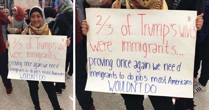 31 Of The Best Signs From Muslim Ban Protests