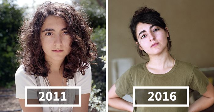 I Photographed 6 Israeli Girls 5 Years Apart