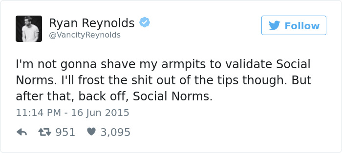 Funny Ryan Reynolds Tweets