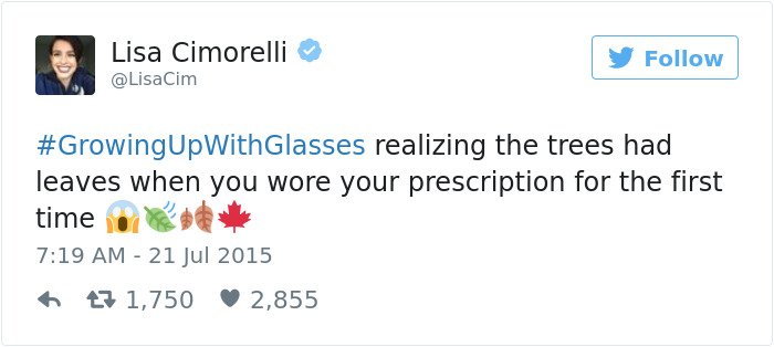 Wearing Glasses For The First Time