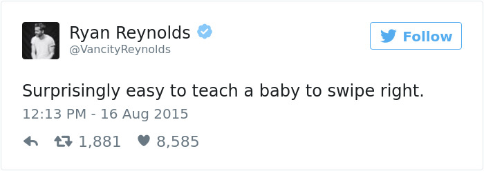 Funny Ryan Reynolds Tweets
