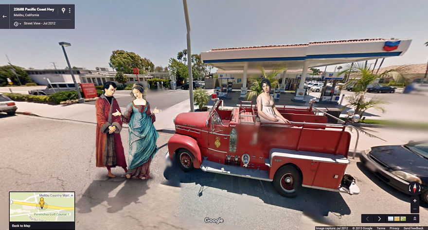 I Found Classic Paintings On The Streets With Google Street View