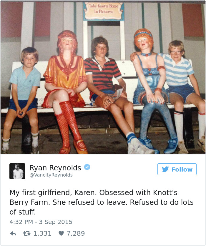 Funny Ryan Reynolds Tweets